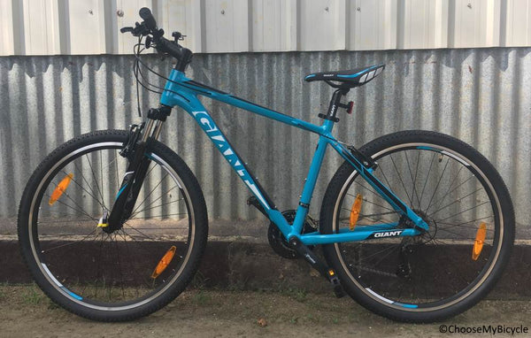 giant rincon bicycle Rigid Mountain Bike, Medium, Green & Silver, Used – Cycle & Coffee 27.5 x 2.1 inches Giant Rincon Women's Bike Women's