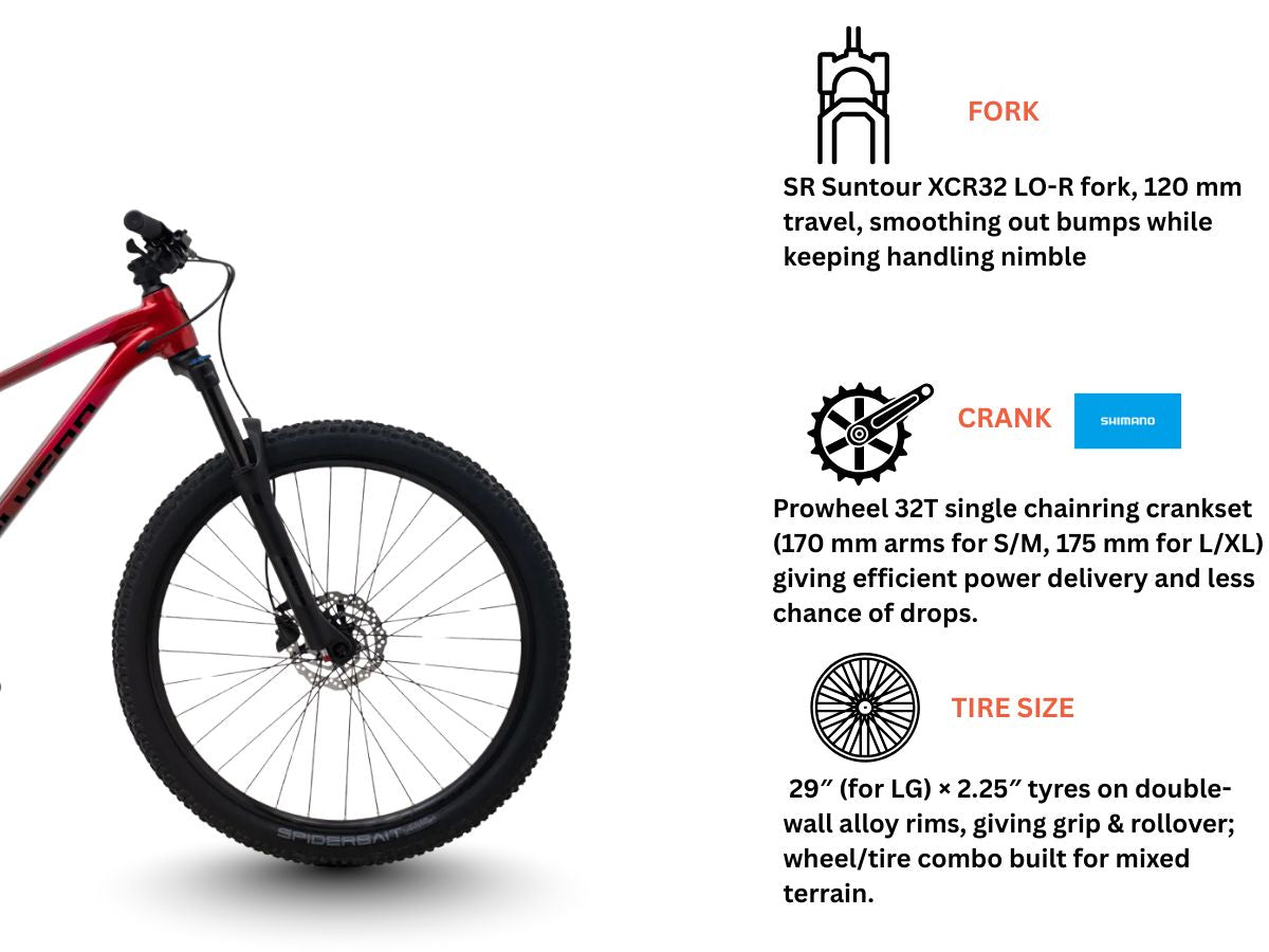 Polygon Xtrada 6 LG 27.5 (with Cues)