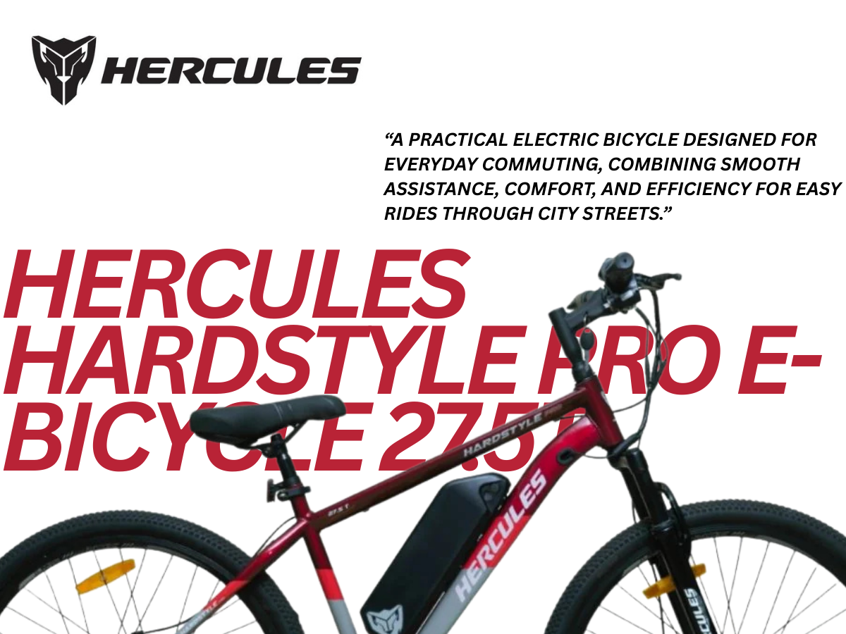 Hercules Hardstyle Pro E-Bicycle 27.5T