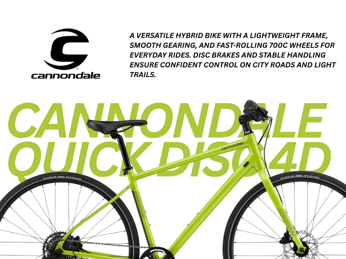 Cannondale Quick Disc 4D, 9S - Green