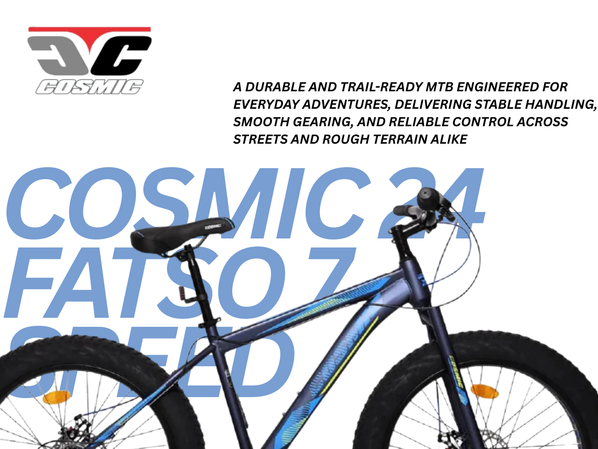 Cosmic 24 Fatso 7 Speed Disc Bicycle
