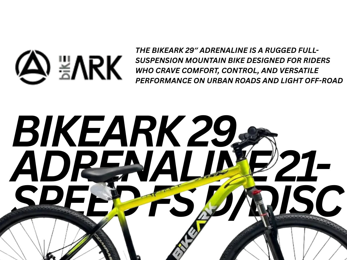 Bikeark 29 Adrenaline 21-Speed FS D/Disc Bicycle