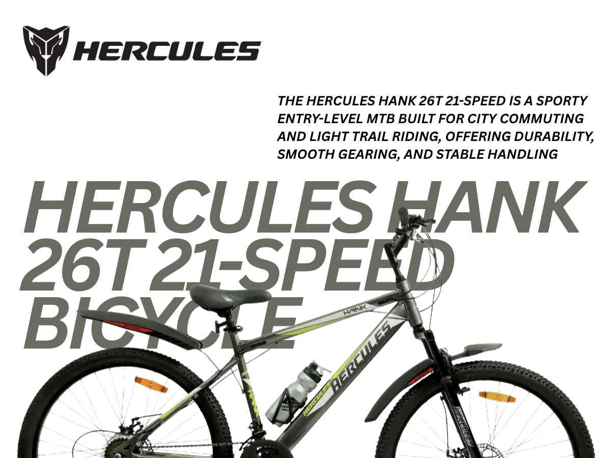 Hercules Hank 26T 21-Speed Bicycle