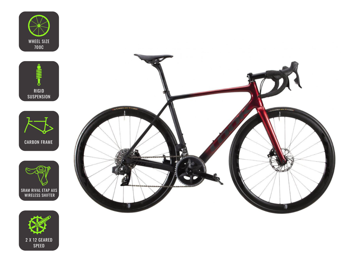 Look Bike 785 Huez DB Rival E-Tap Interference LOOK R38D Wheel