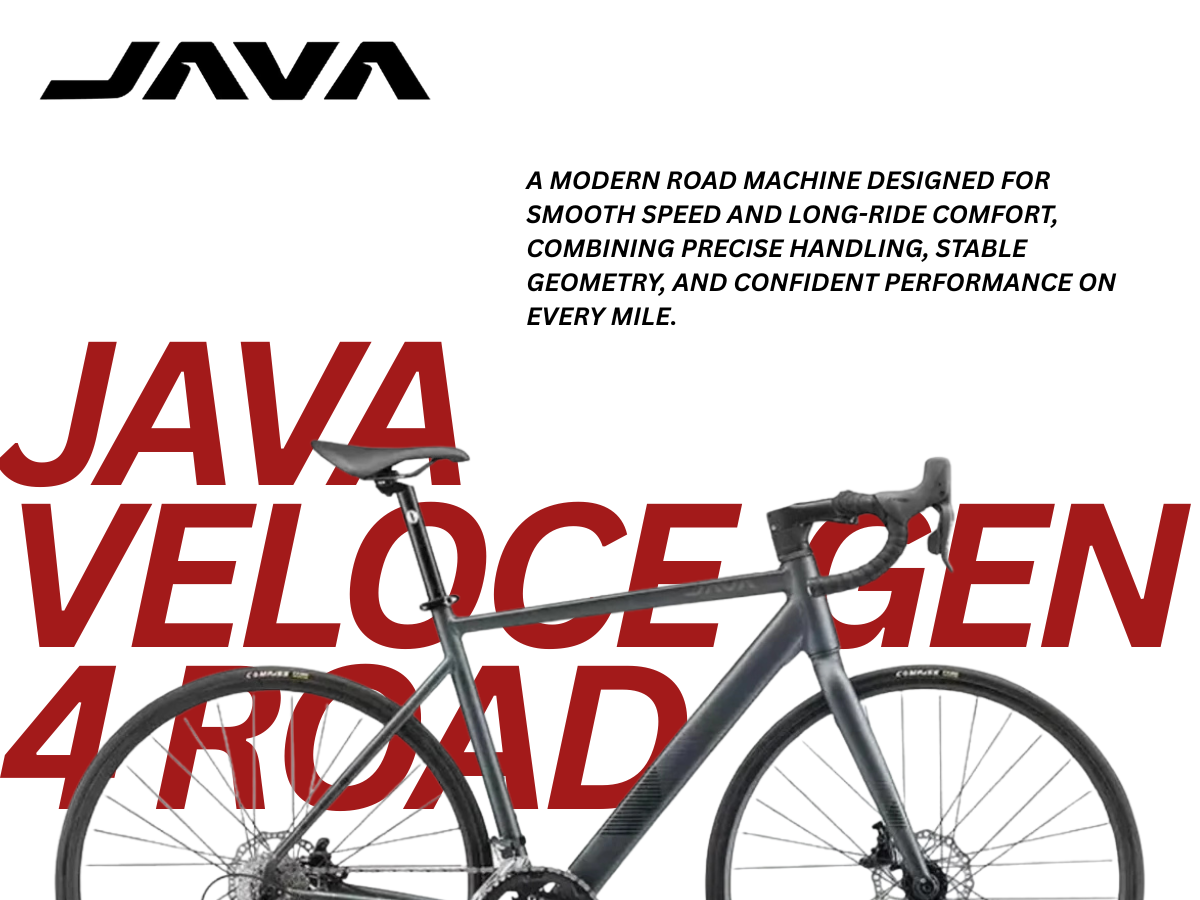 Java Veloce Gen 4 Road Alloy 8-Speed Hydraulic Disc