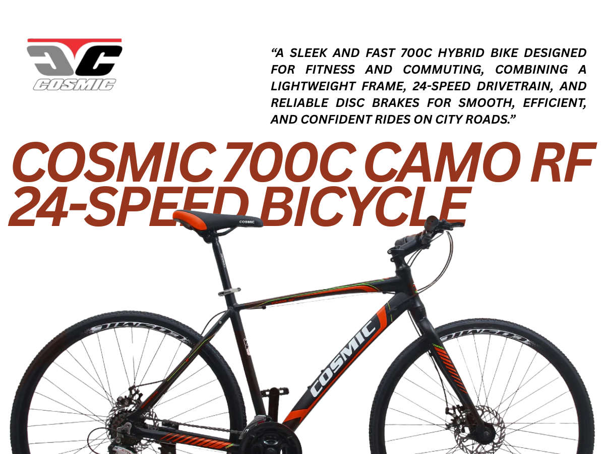 Cosmic 700C Camo RF 24-Speed Bicycle