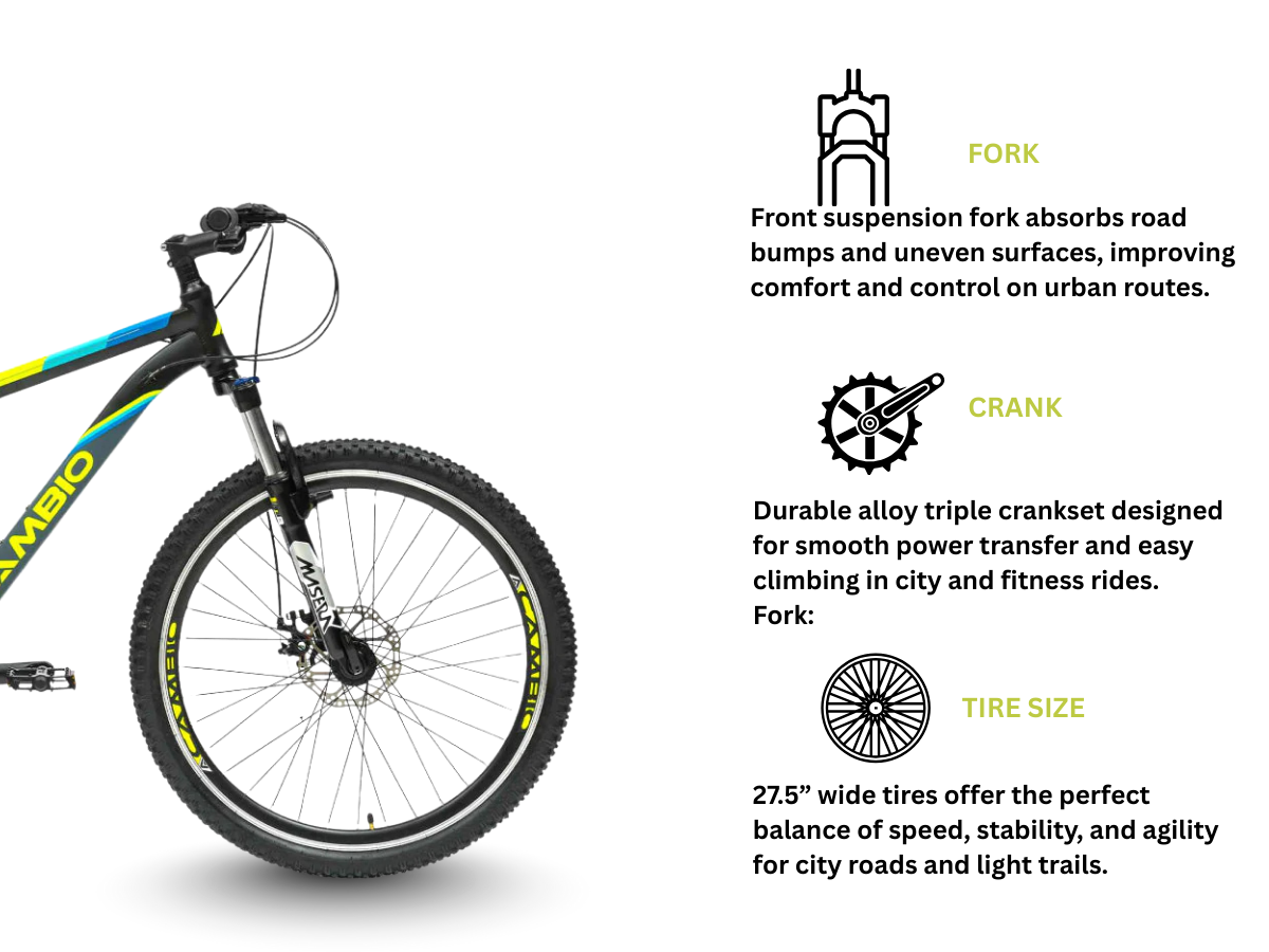 Cambio 27.5 Soho 24-Speed FS D/Disc Bicycle