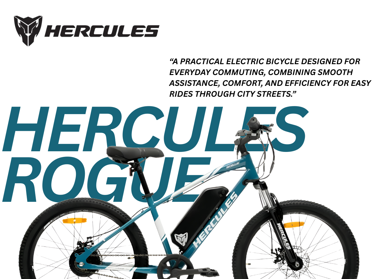Hercules Rogue Single Speed E-Bicycle