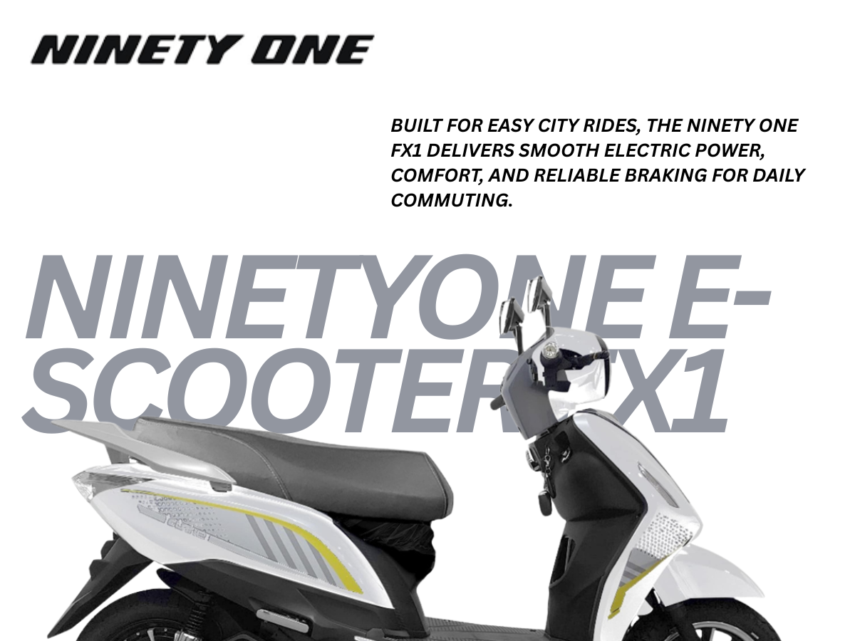 Ninetyone E-Scooter 60V 32Ah FX1 (Lead Acid)