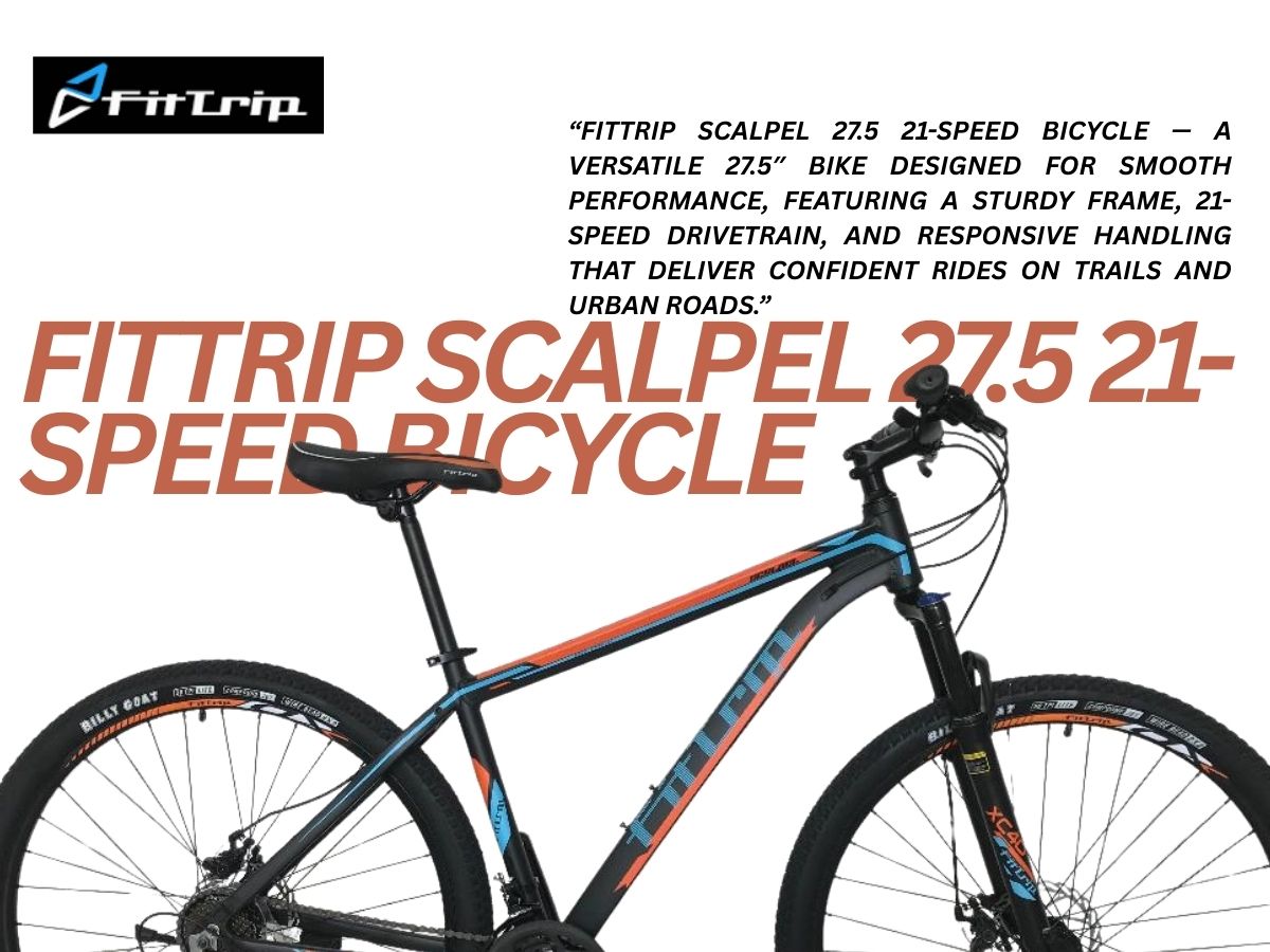 FitTrip Scalpel 27.5 21-Speed Bicycle