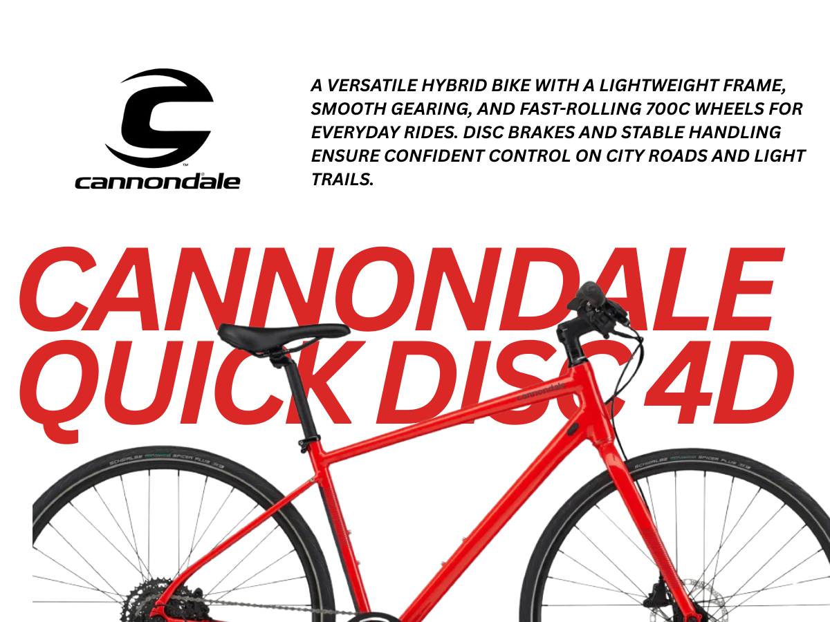 Cannondale Quick Disc 4D, 9S (Red)