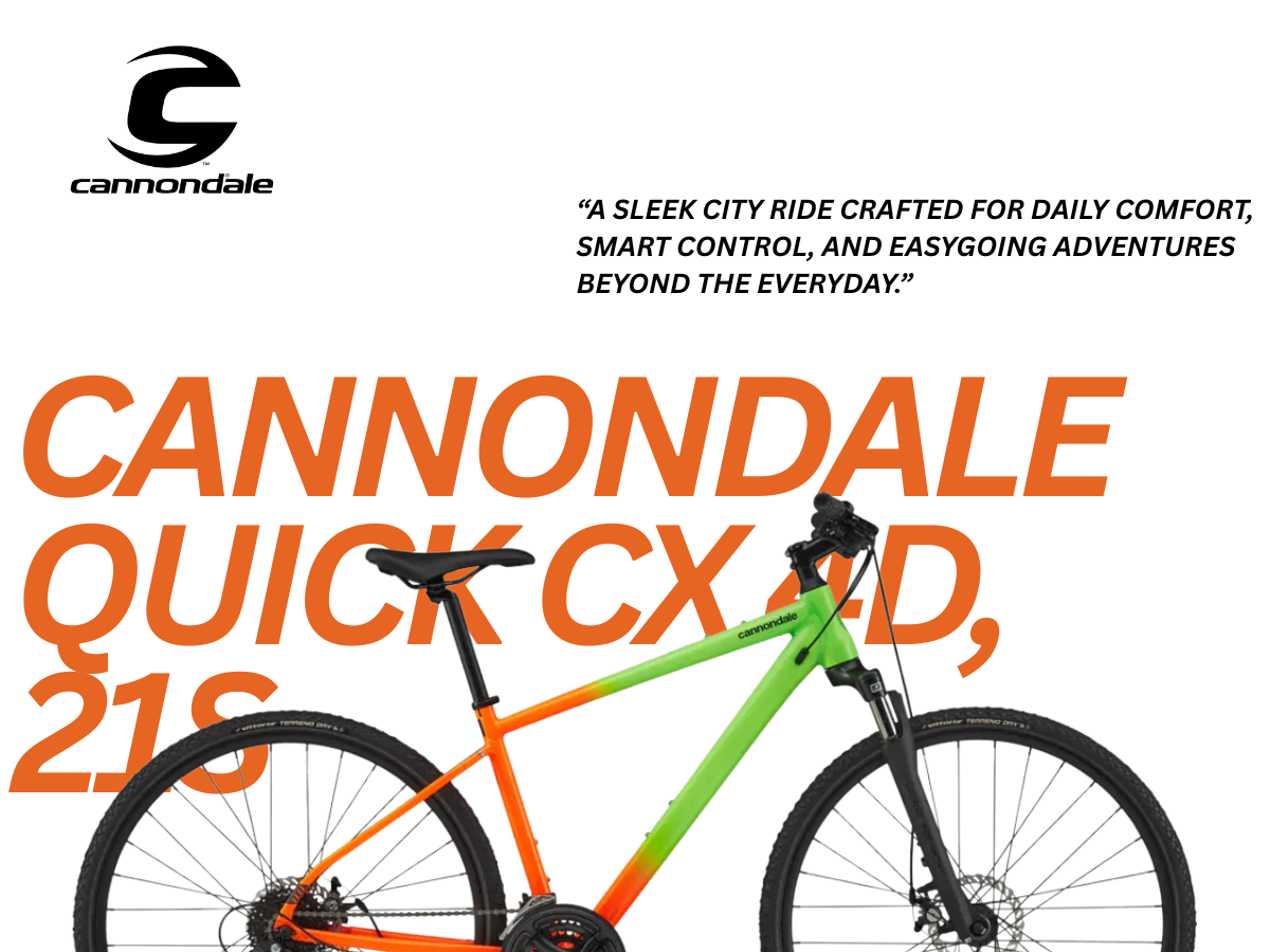 Cannondale Quick CX 4D, 21S (Acid Lime)