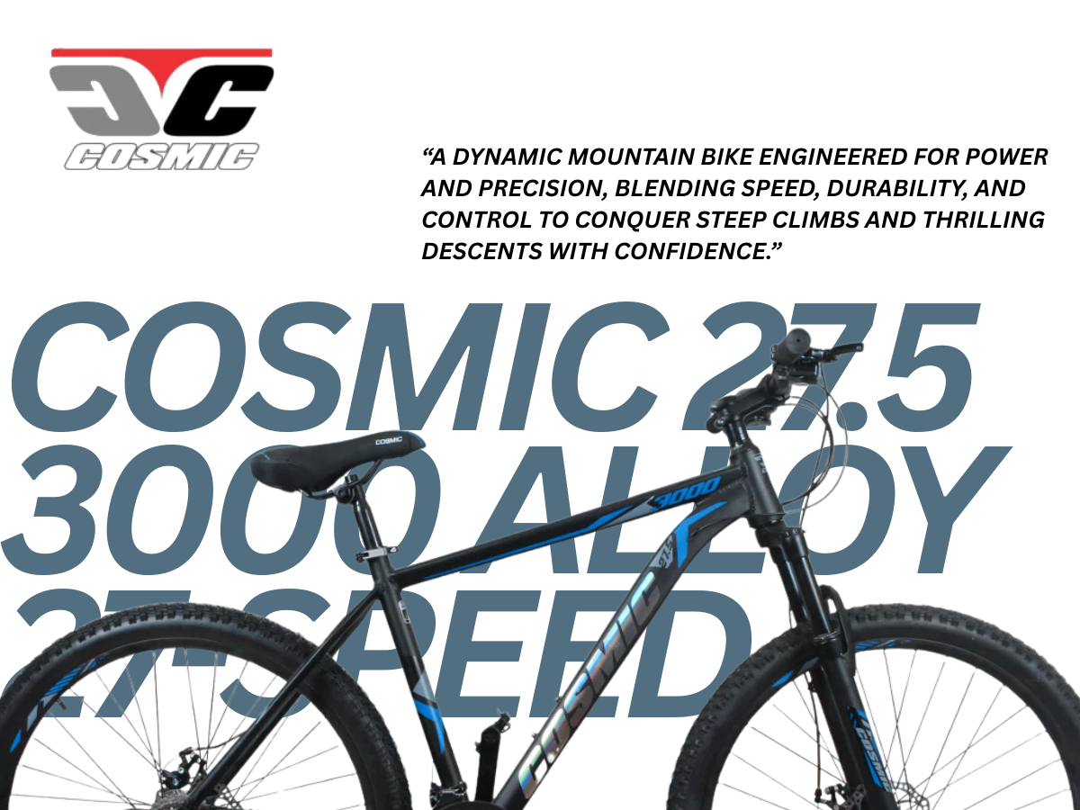 Cosmic 27.5 3000 Alloy 27-Speed Bicycle