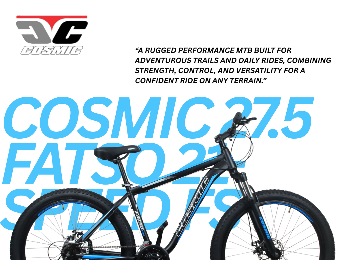 Cosmic 27.5 Fatso 21-Speed Bicycle