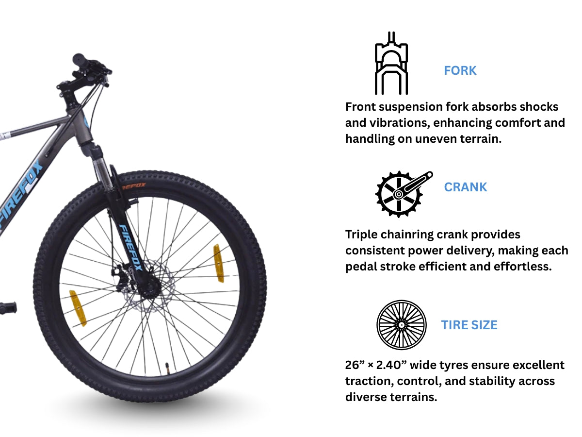 Firefox 26 Tremor X 21-Speed D/Disc Bicycle