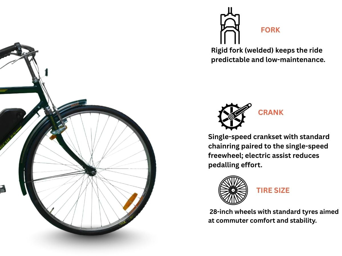 Hercules Shurveer E-Bicycle 28