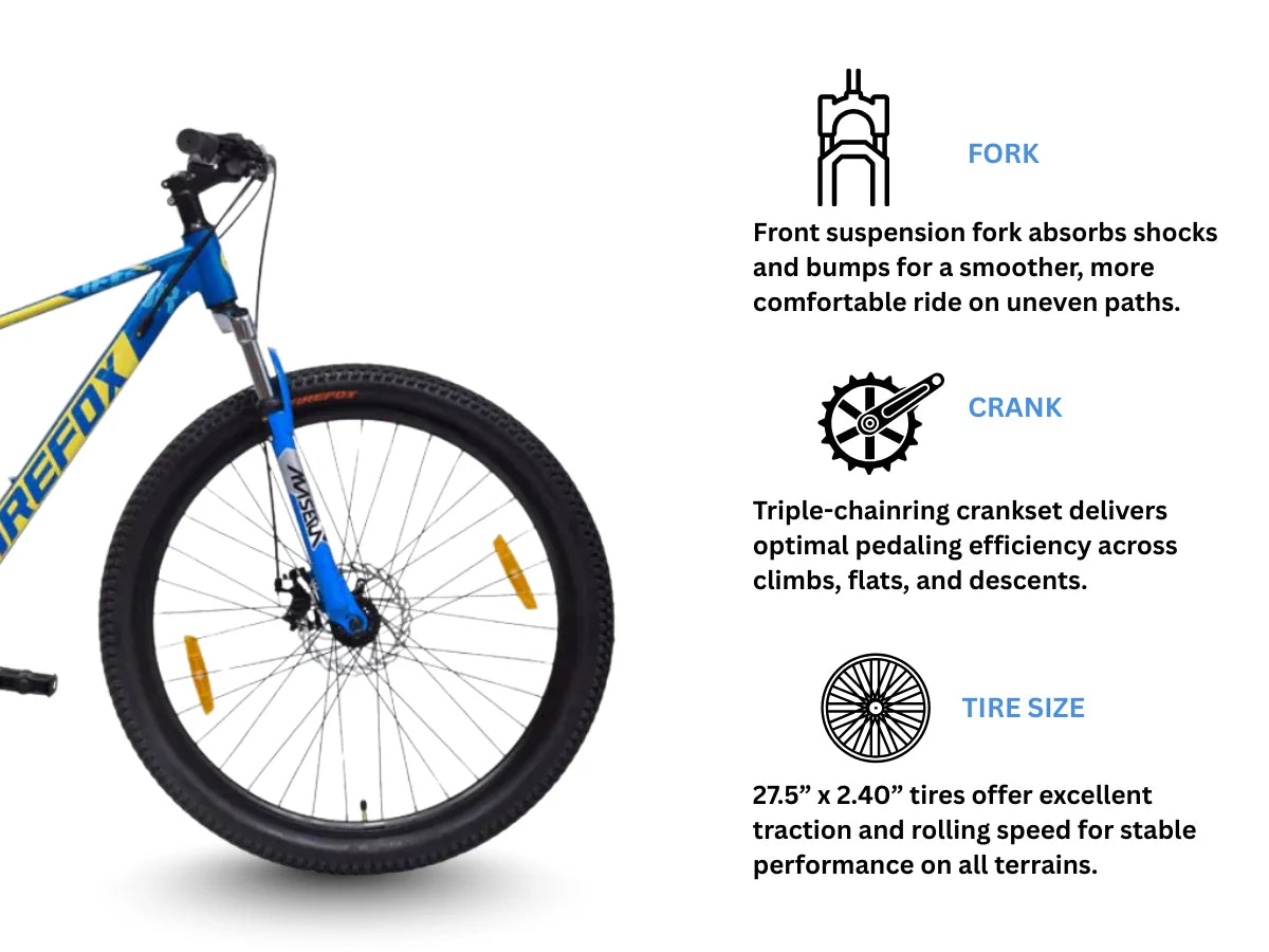 Firefox 27.5 Tremor 21-Speed D/Disc Bicycle