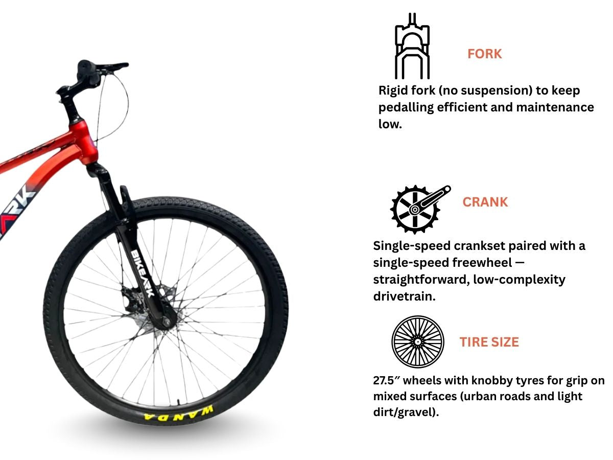 Bike Ark 27.5 Adrenaline SS Bicycle
