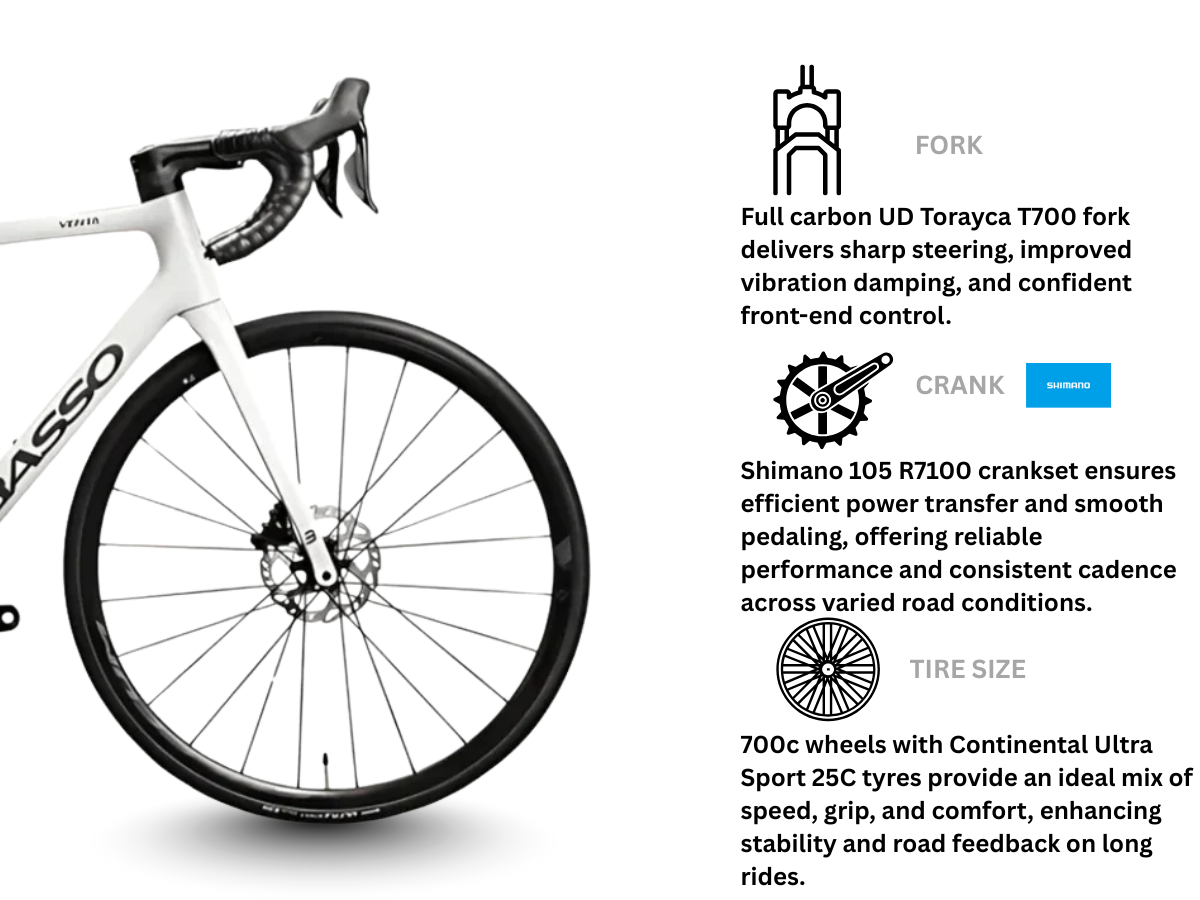 Basso Venta R 105 Di2 Fulcrum Racing 600