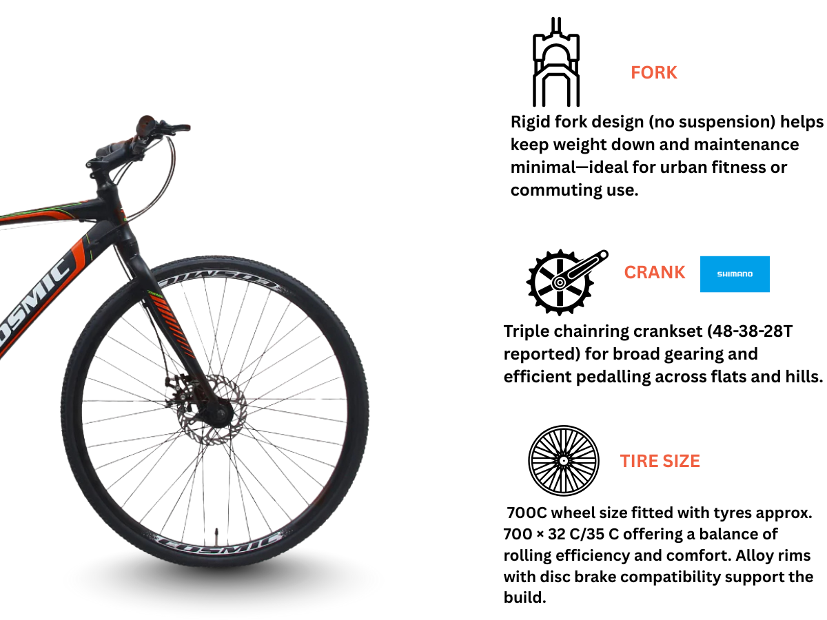 Cosmic 700C Camo RF 24-Speed Bicycle