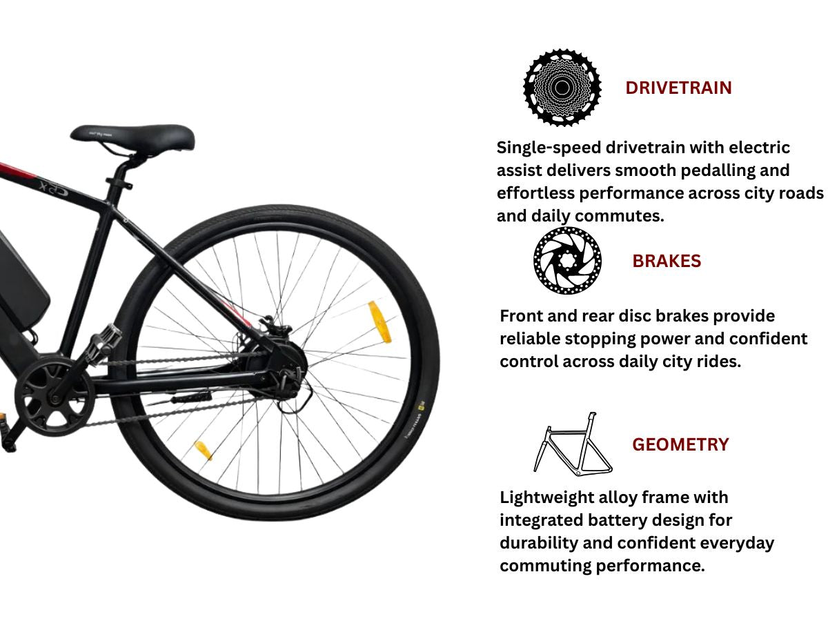 Hero Lectro 27.5 C5X SS E-Bicycle