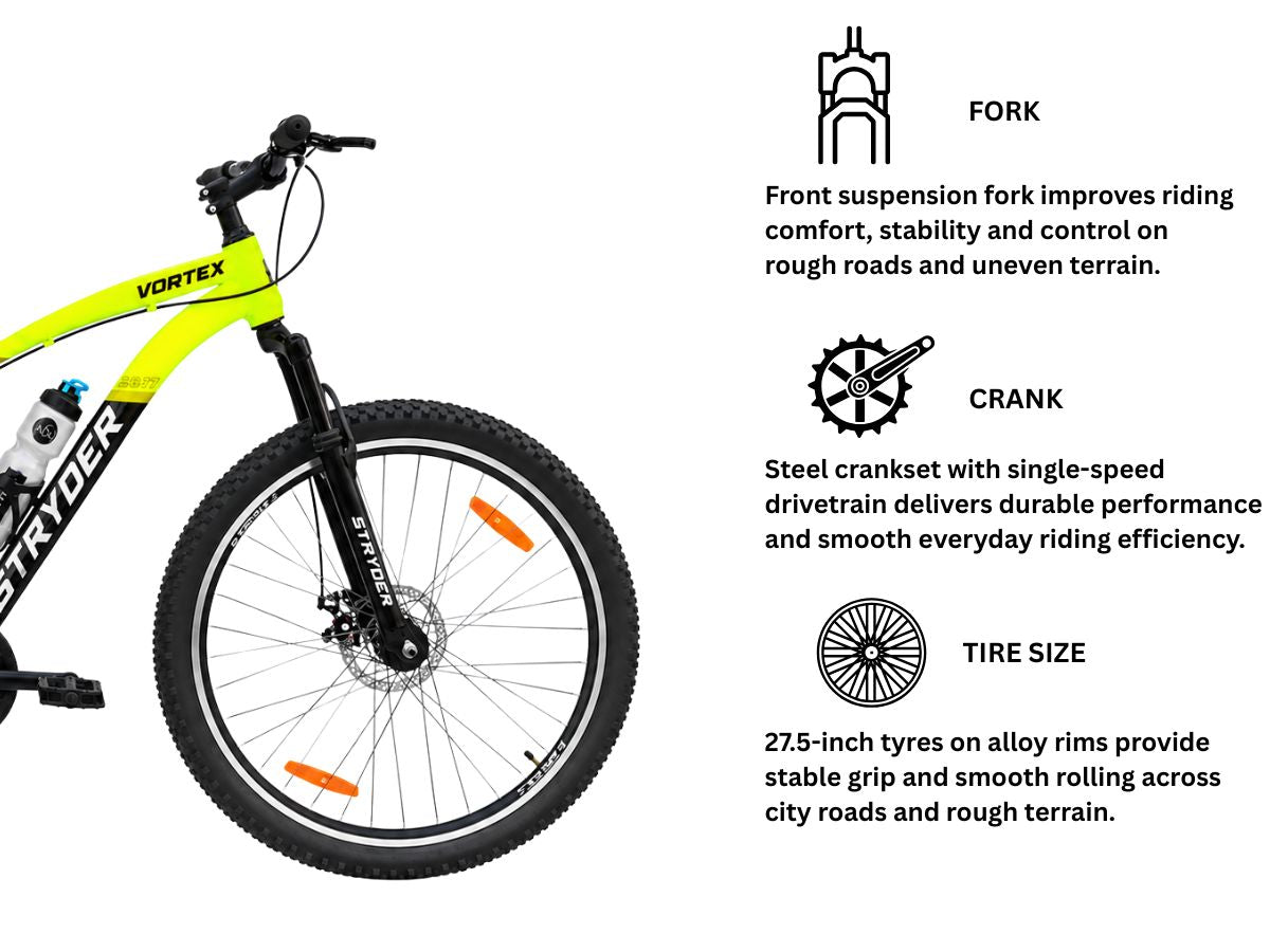 Stryder 27.5 Vortex FS D/Disc Bicycle
