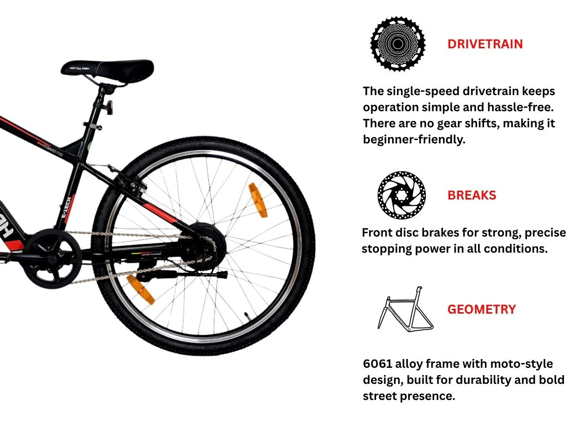 Hero Lectro C3 26 SS E-Bicycle