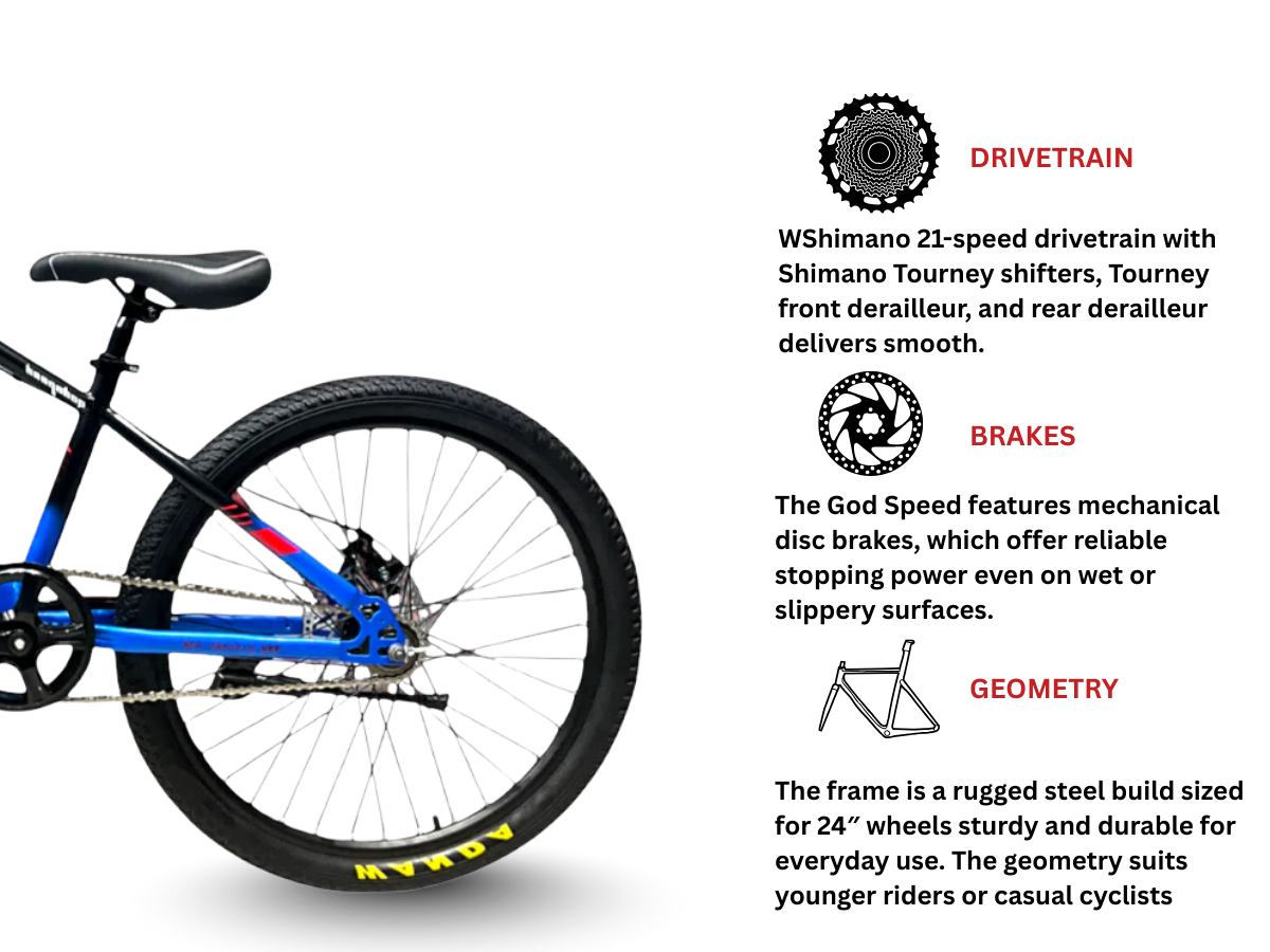 Bike Ark 29 God Speed 21-Speed Bicycle