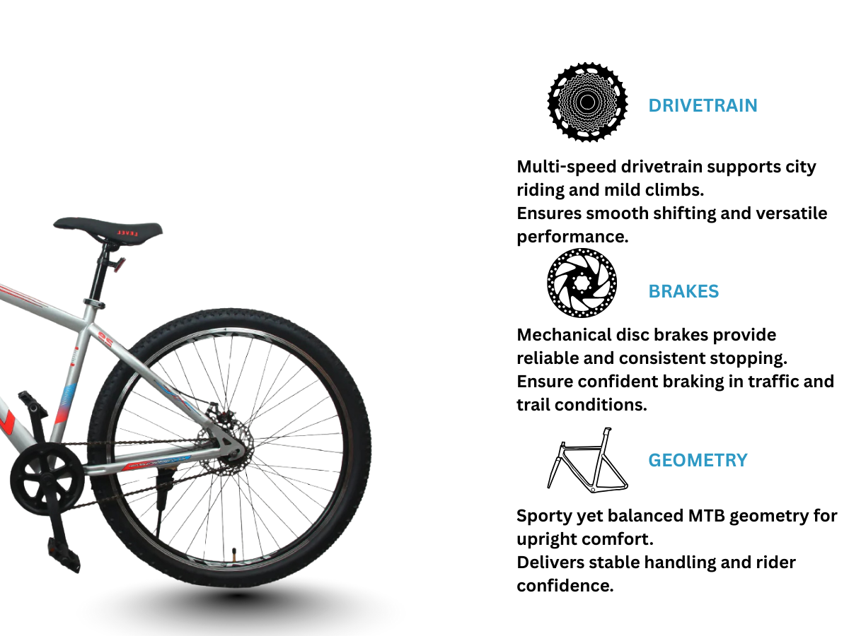 Cosmic 29 Level 9100 SS FS Bicycle
