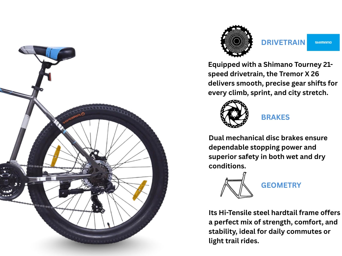 Firefox 26 Tremor X 21-Speed D/Disc Bicycle