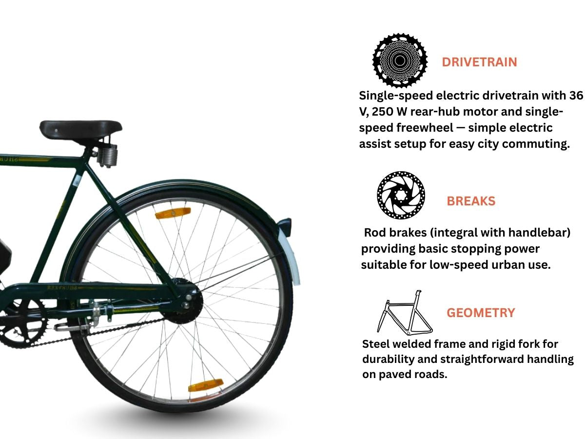 Hercules Shurveer E-Bicycle 28