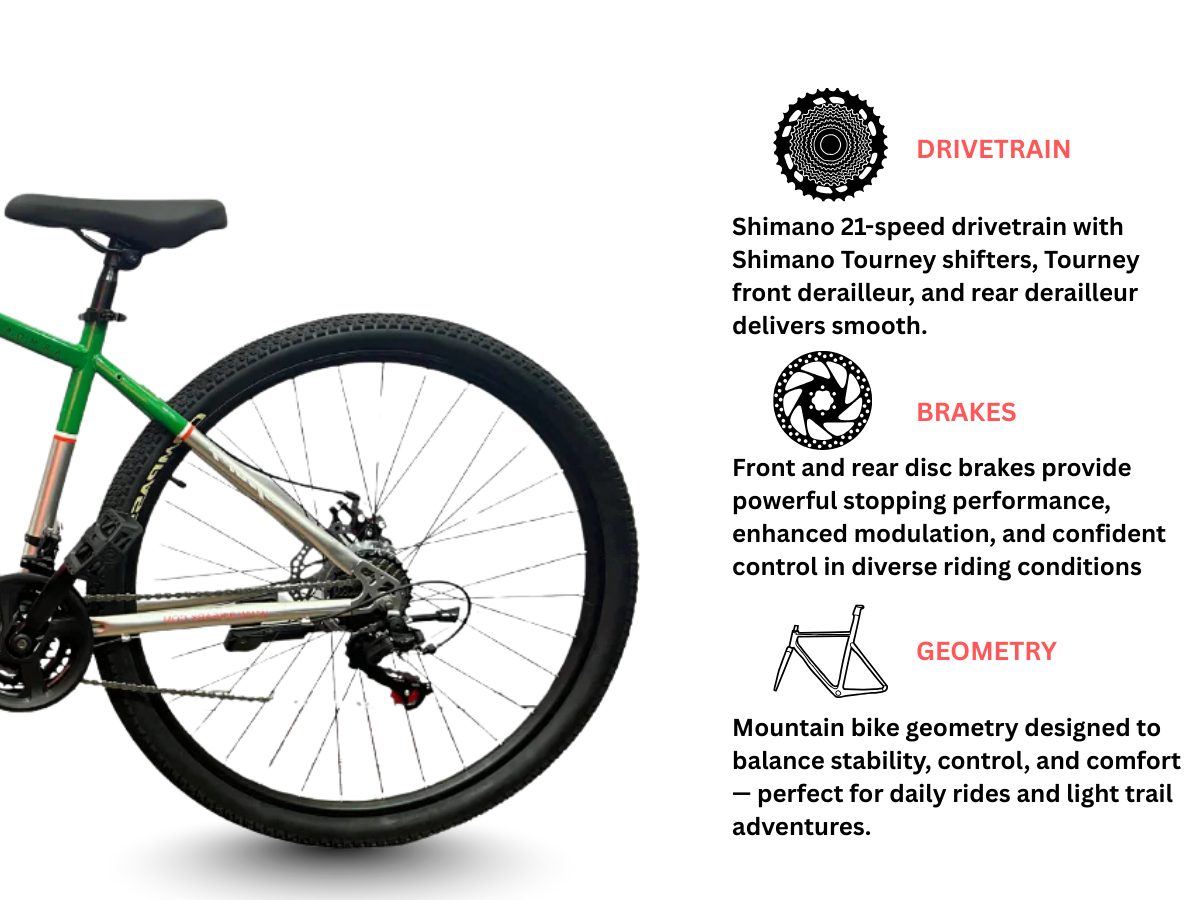 Bike Ark 29 Armor 21 Speed FS D/Disc Bicycle