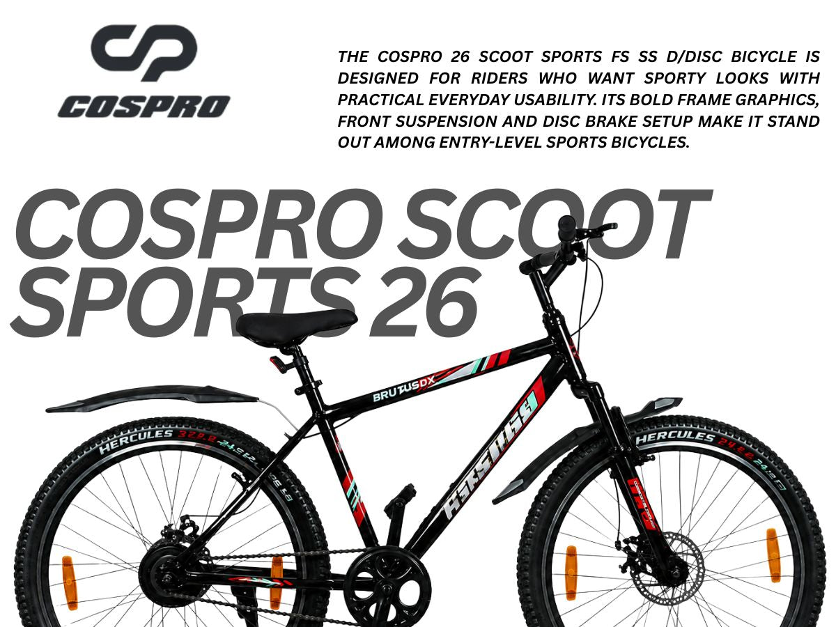 Cospro 26 Scoot Sports FS SS D/Disc Bicycle