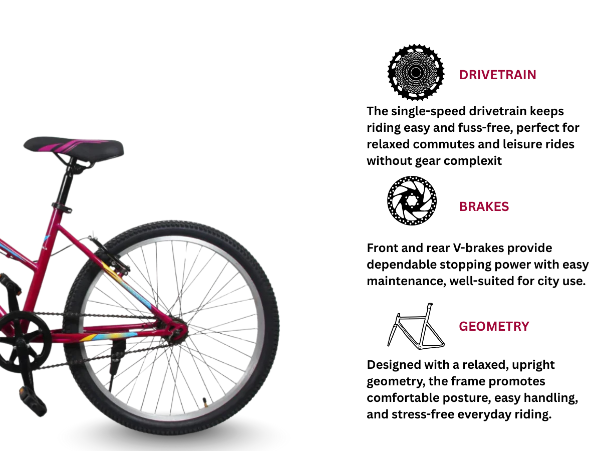 Cosmic 26 Level Clover FS SS Bicycle