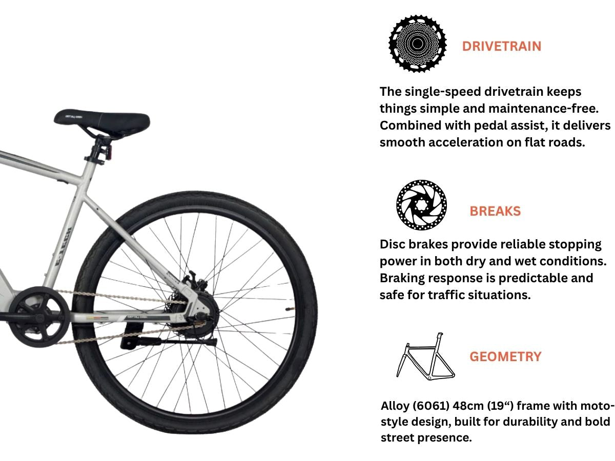 Hero Lectro 700C C6 E-Bicycle