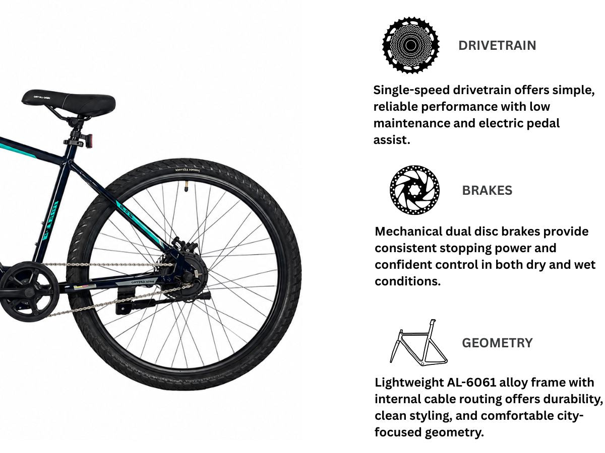 Hero Lectro 27.5 C5 DD E-Bicycle