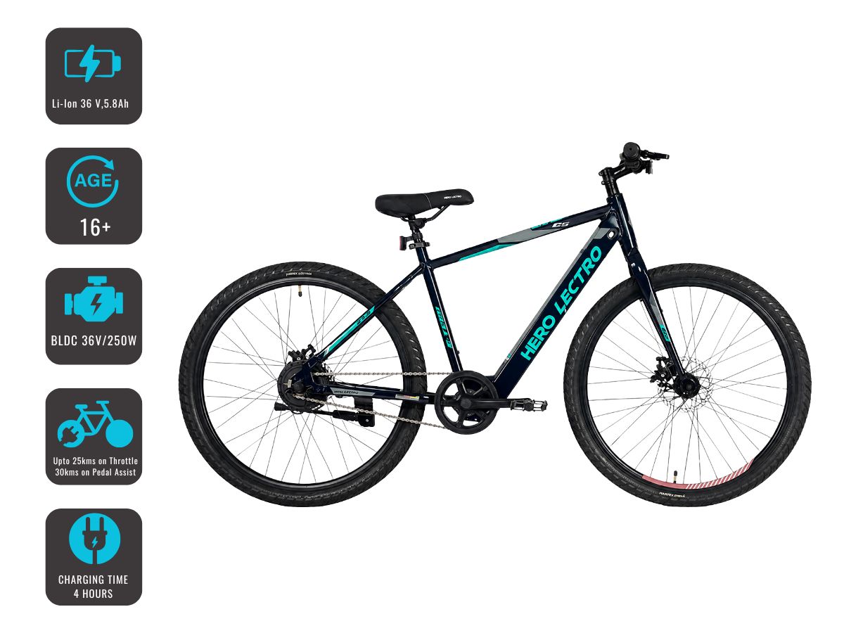 Hero Lectro 27.5 C5 DD E-Bicycle