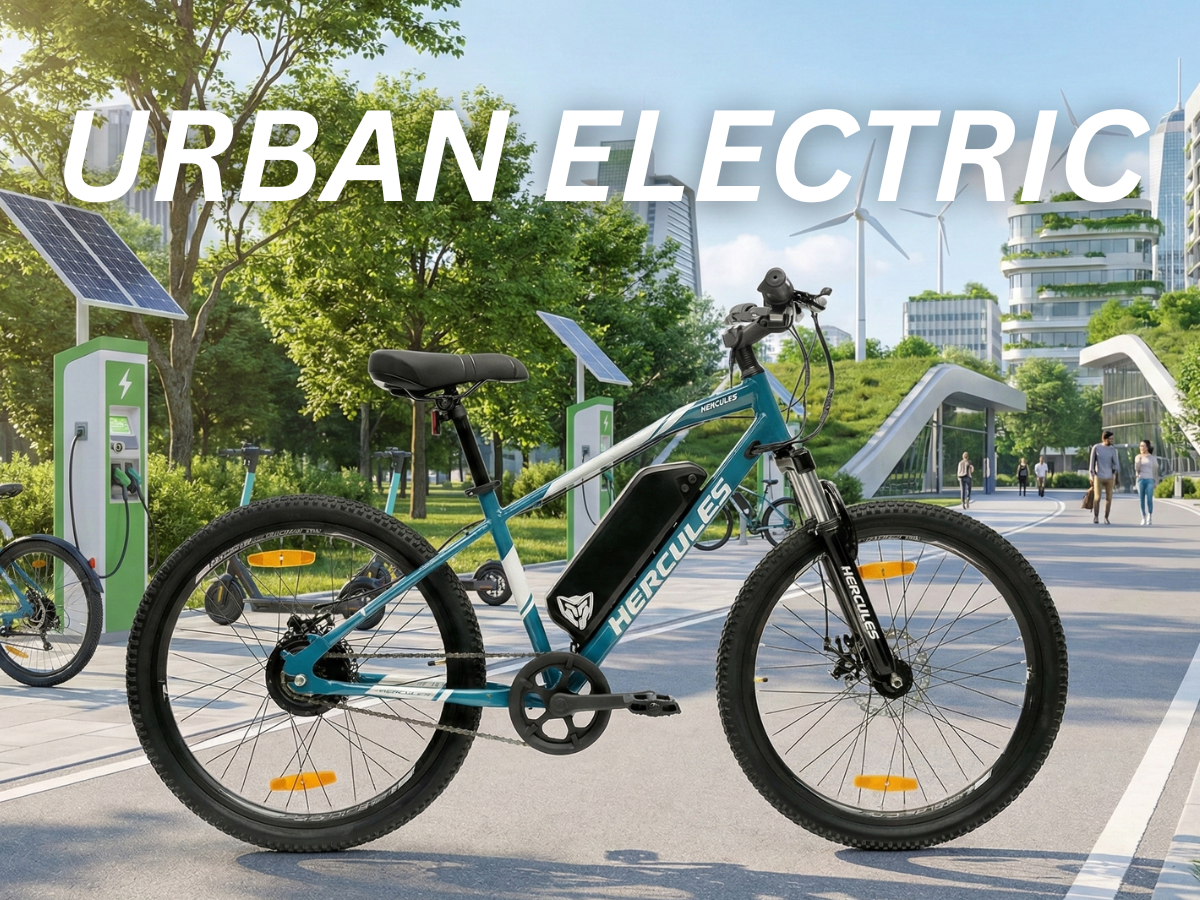 Hercules Rogue Single Speed E-Bicycle