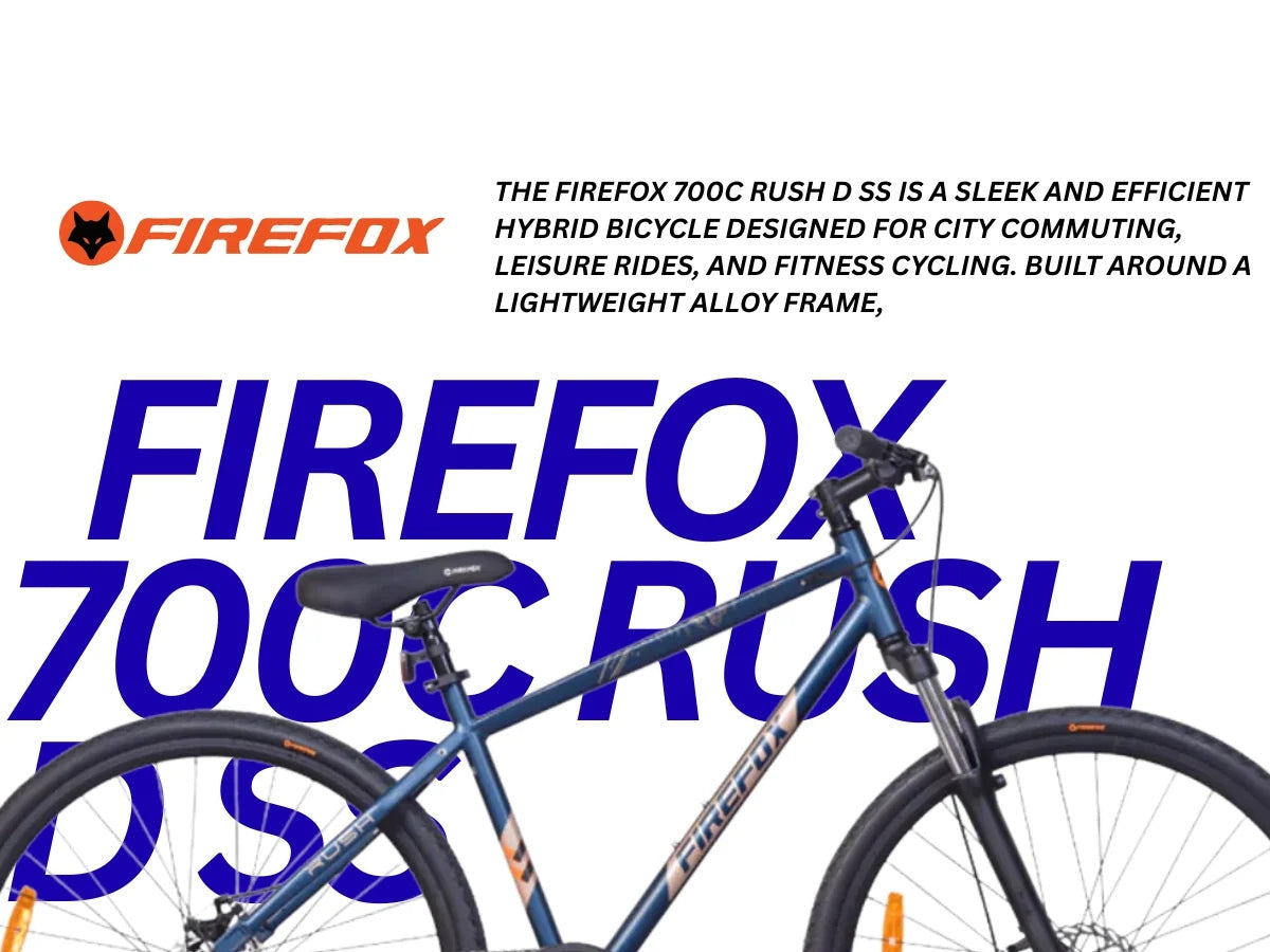 Firefox 700C Rush SS FS D/Disc Bicycle