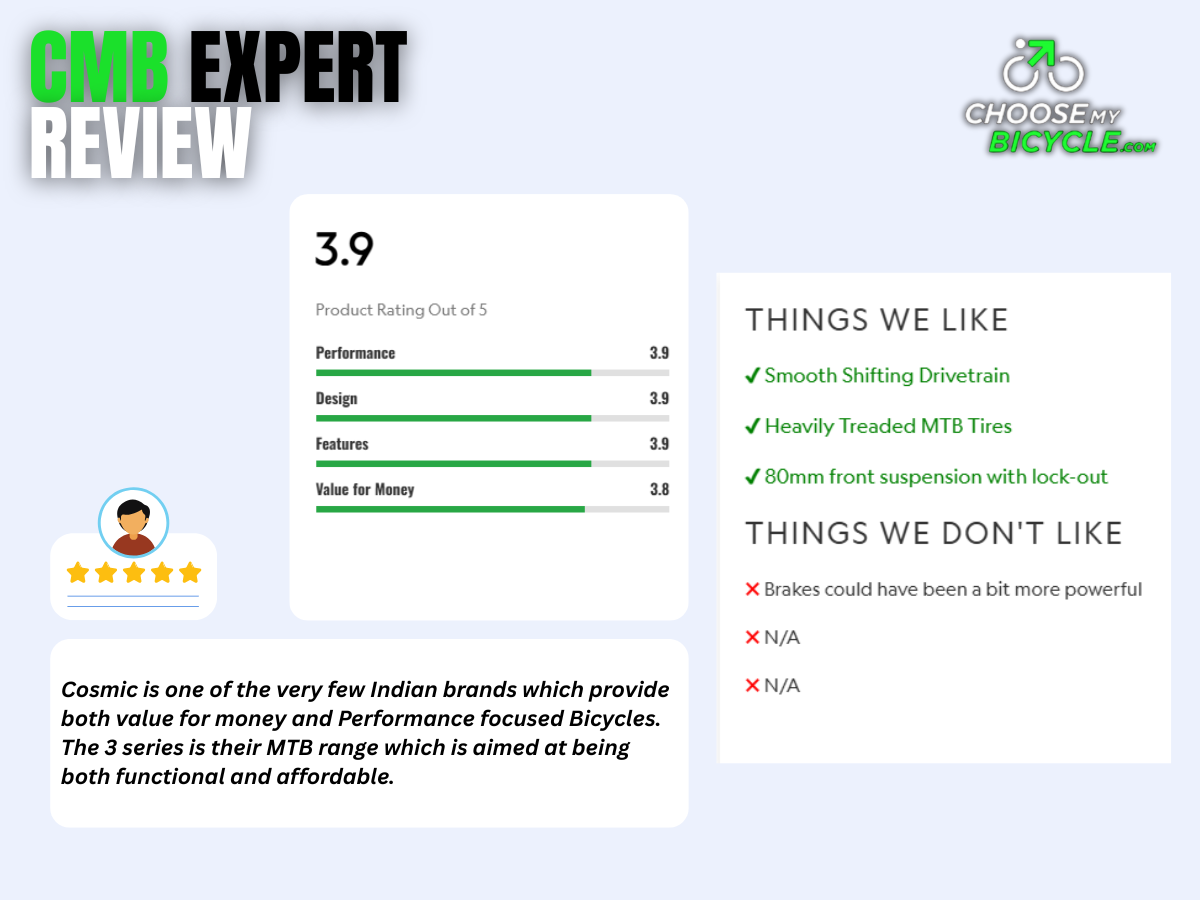 Cosmic 29 3000 Alloy 27 Speed Bicycle