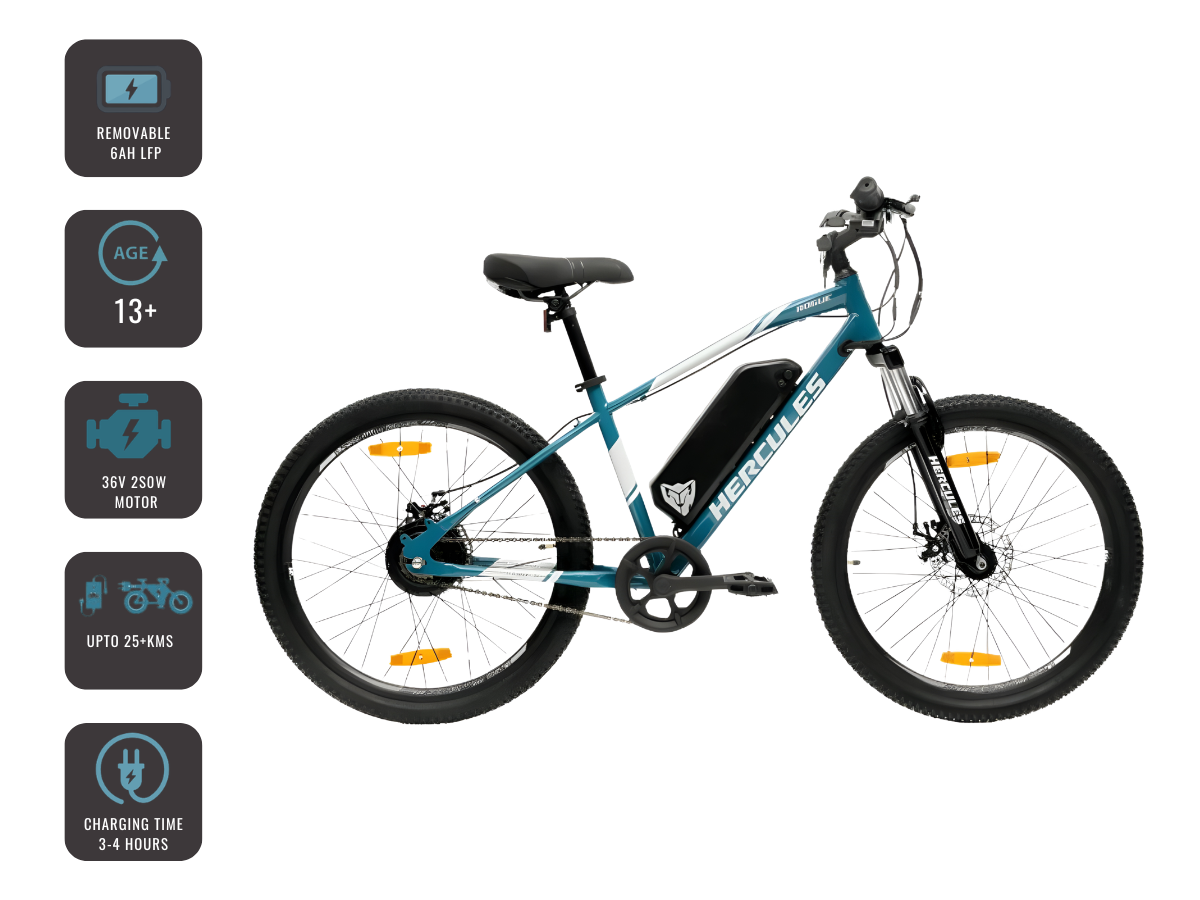 Hercules Rogue Single Speed E-Bicycle