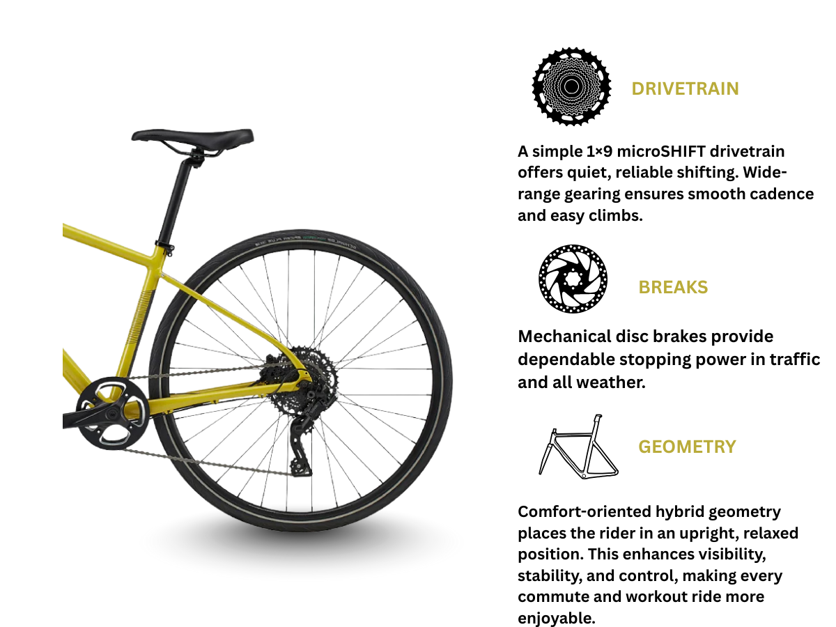 Cannondale Quick Disc 4D, 9S (Ginger)