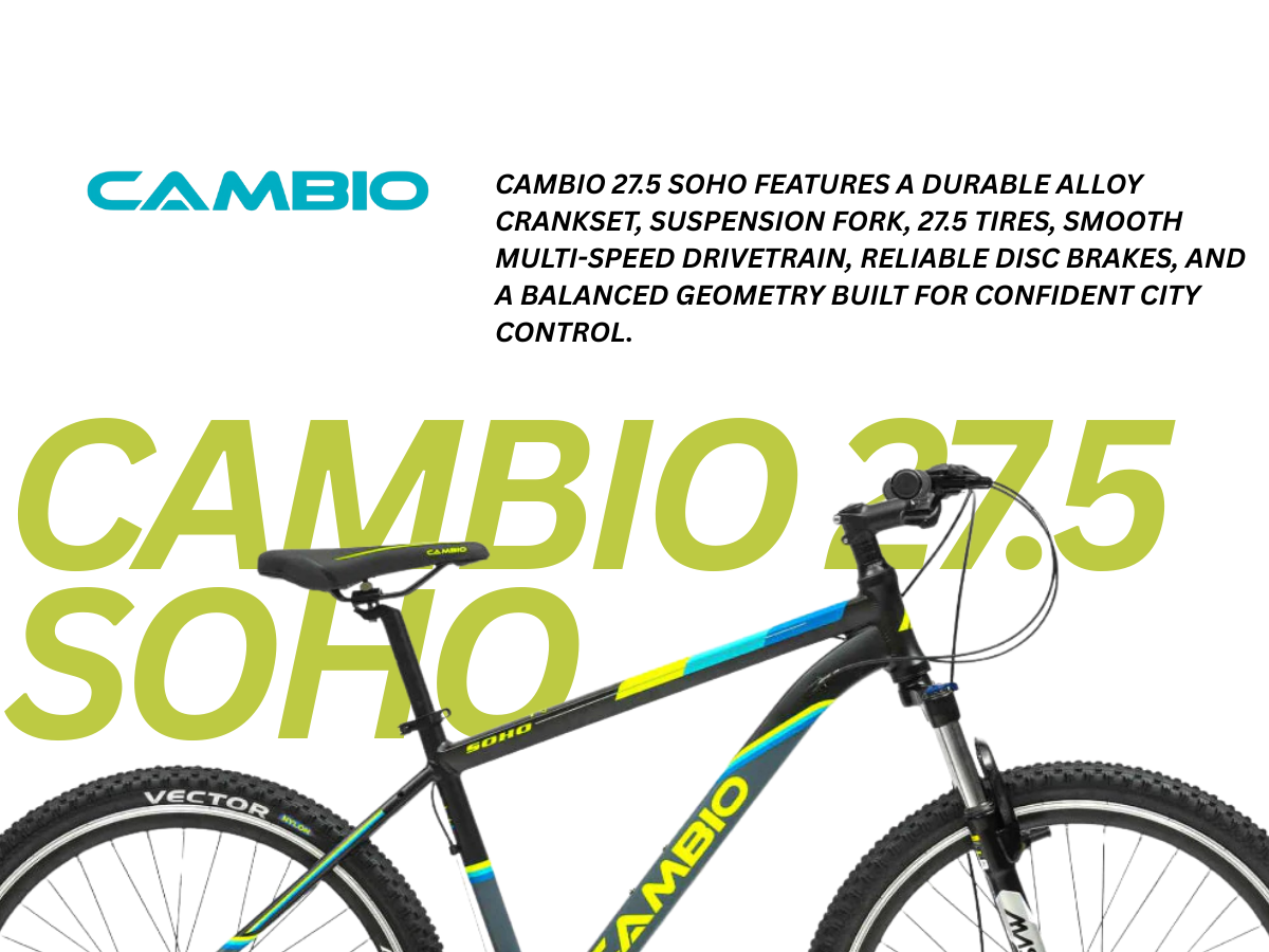 Cambio 27.5 Soho 24-Speed FS D/Disc Bicycle