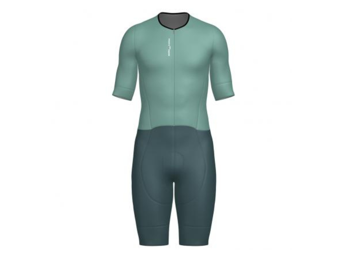 Santini Wmn Leaf Long Distance Trisuit (Short Sleeve)