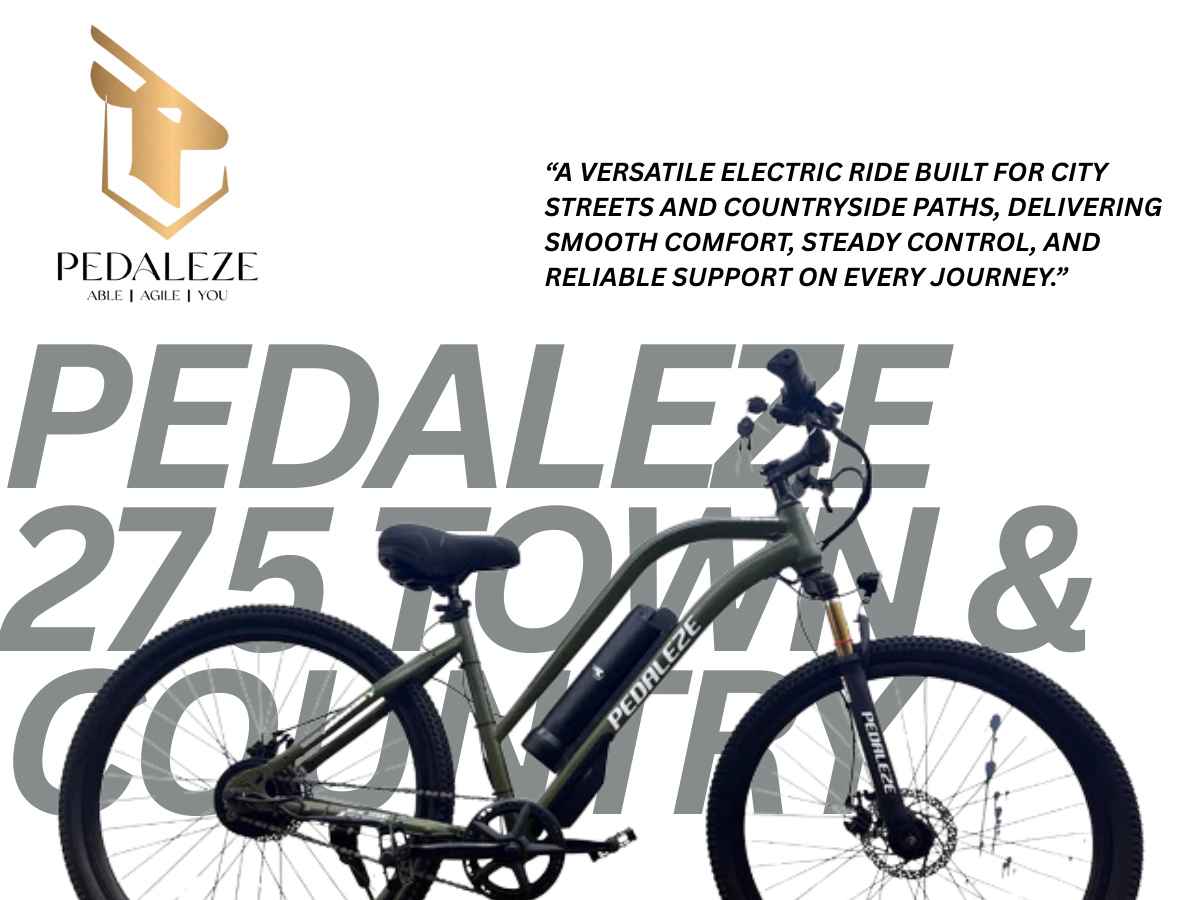 Pedaleze 27.5 Town & Country E-Bicycle