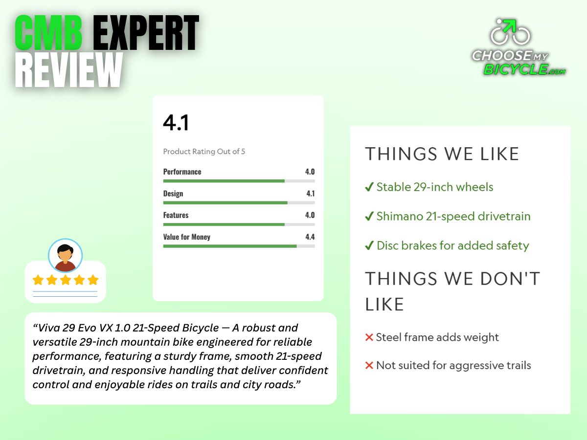 Viva 29 Evo VX 1.0 21-Speed Bicycle