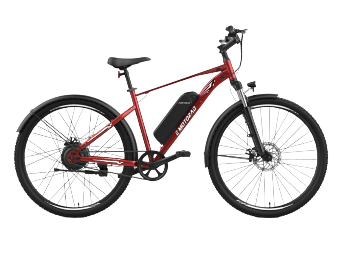 EMotorad 27.5 X1 E-Bicycle With Front Light And Mudguard