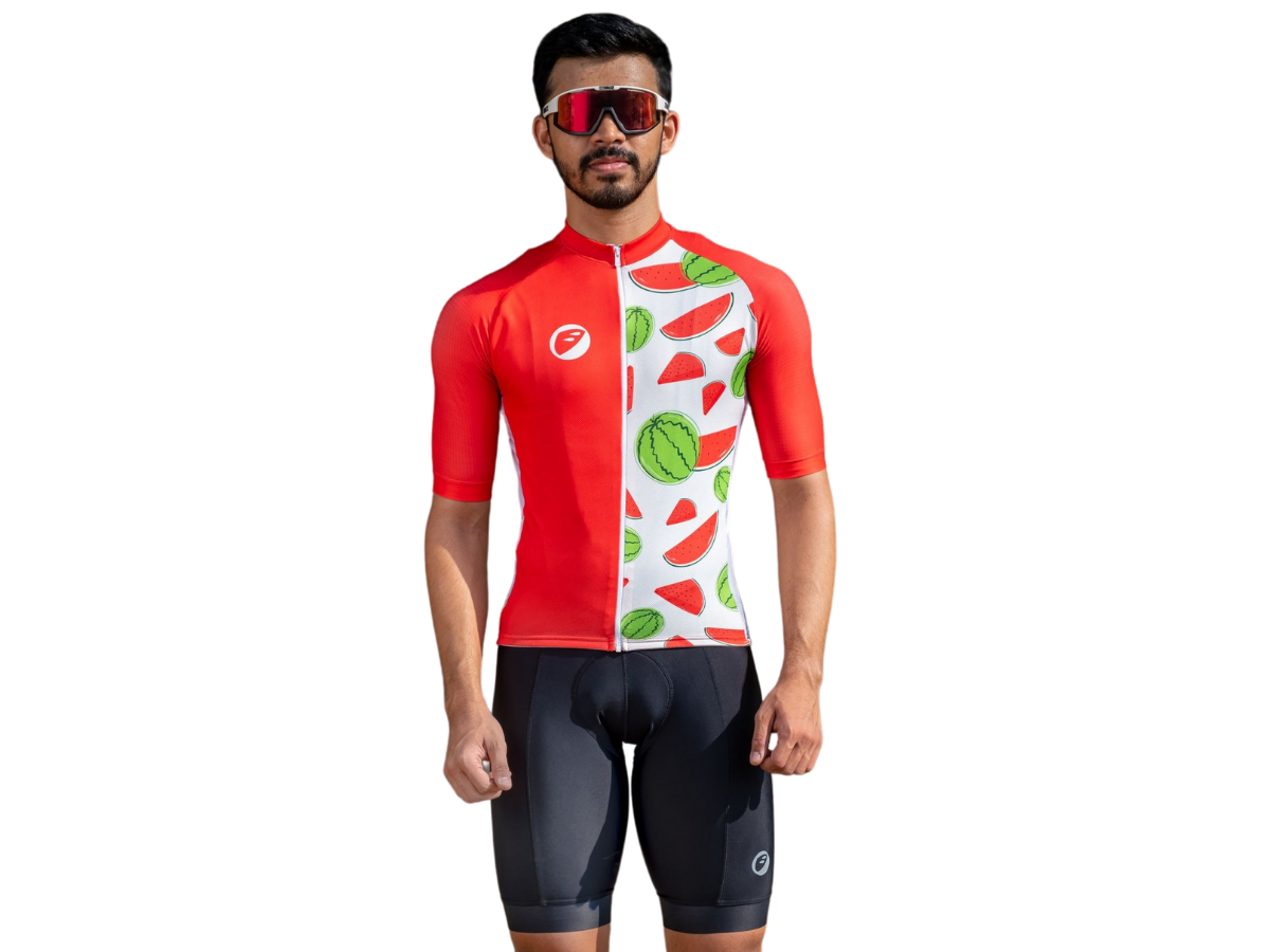 Apace Chase Mens Cycling Jersey - Melon