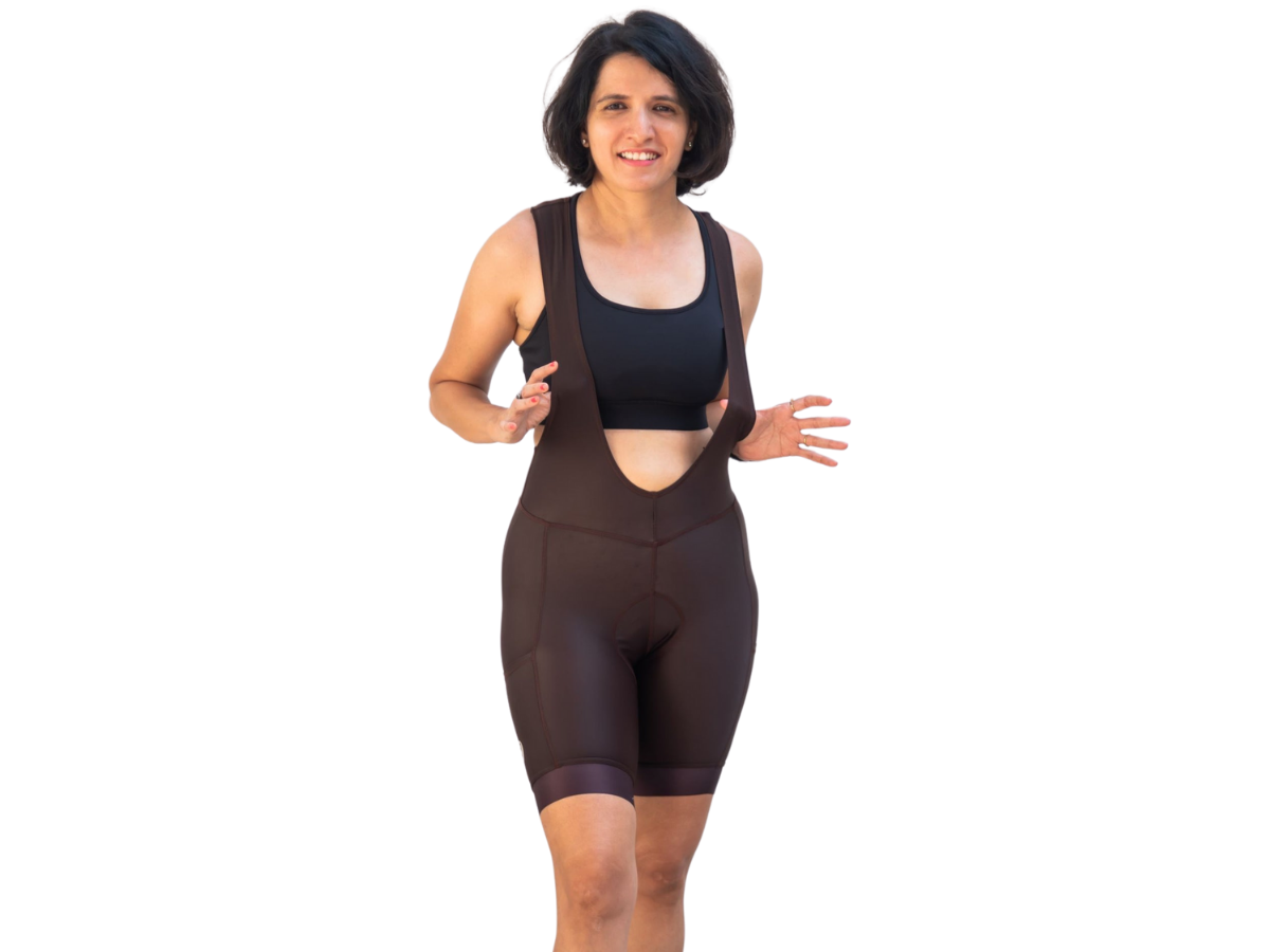 Apace Explore Womens Cycling Bibshorts - Espresso Brown