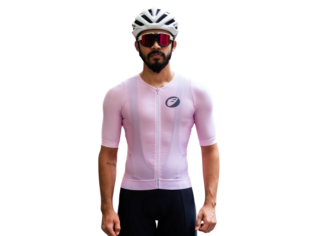 Apace Podium Mens Cycling Jersey - Bubblegum Pink